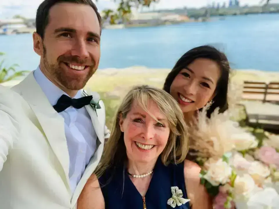Janet with Louise & Luke