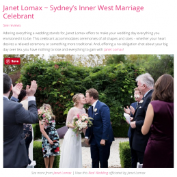 Top 10 most popular marriage celebrants in Sydney by Easy Weddings